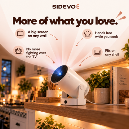 Sidekick – Mini Smart Projector.
